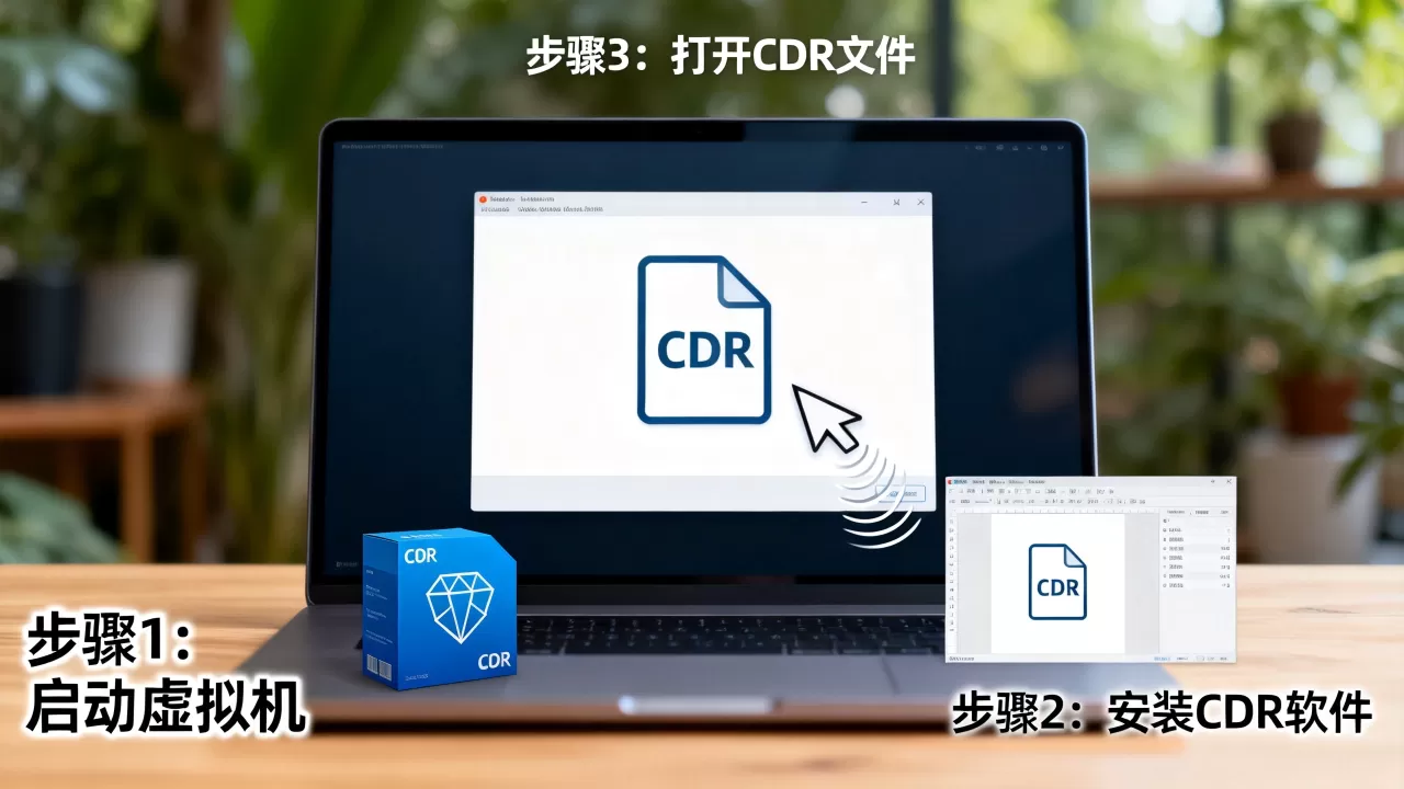 虚拟机如何正确打开编辑CDR文件?CDR文件怎么打开编辑? 虚拟机如何正确打开编辑CDR文件?CDR文件怎么打开编辑?