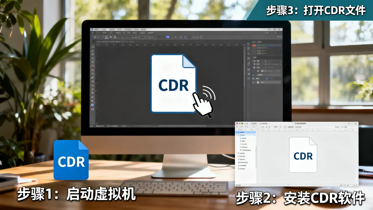 虚拟机如何正确打开编辑CDR文件?CDR文件怎么打开编辑? 虚拟机如何正确打开编辑CDR文件?CDR文件怎么打开编辑?