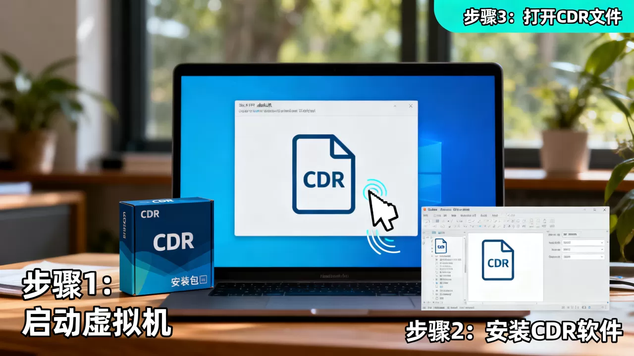 虚拟机如何正确打开编辑CDR文件?CDR文件怎么打开编辑? 虚拟机如何正确打开编辑CDR文件?CDR文件怎么打开编辑?