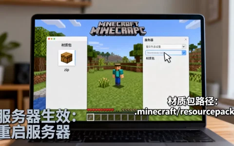 我的世界PC版服务器如何添加材质包，服务器材质包怎么生效？