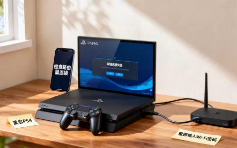 PS4怎么重新连接网络服务器？ps4网络连接失败怎么办。