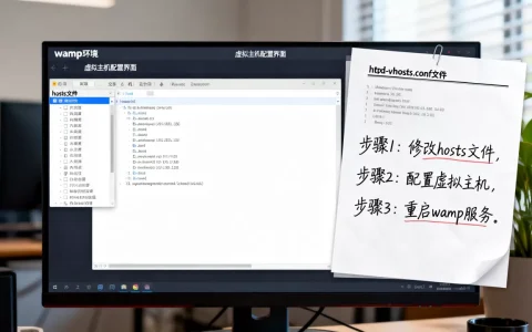wamp环境下如何绑定多个域名并实现本地访问？，wamp配置多域名虚拟主机详细步骤