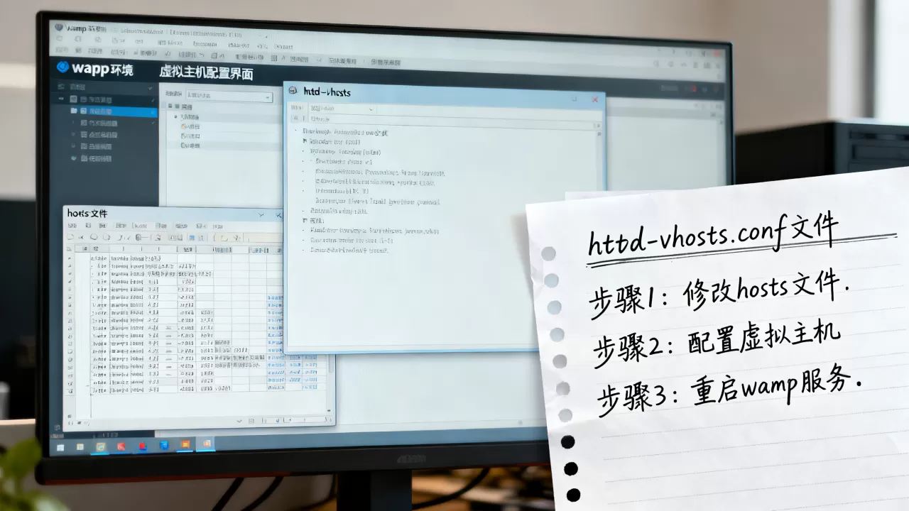 wamp环境下如何绑定多个域名并实现本地访问?,wamp配置多域名虚拟主机详细步骤 wamp环境下如何绑定多个域名并实现本地访问?,wamp配置多域名虚拟主机详细步骤