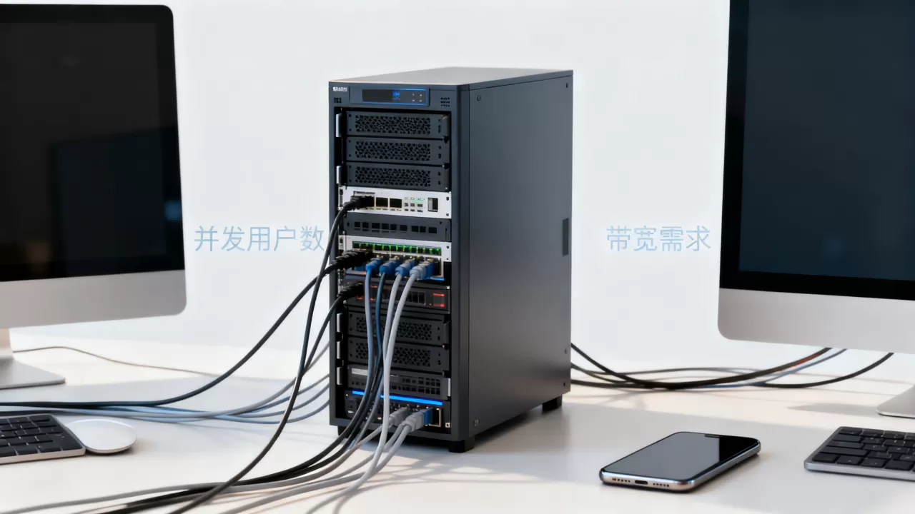 一个服务器可以为多少用户提供服务,选择多大带宽够用? 一个服务器可以为多少用户提供服务,选择多大带宽够用?