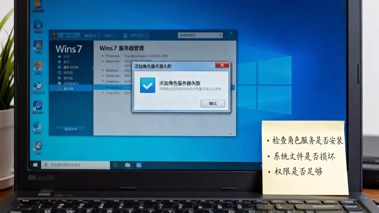 win7添加角色服务器失败怎么解决,是什么原因导致的? win7添加角色服务器失败怎么解决,是什么原因导致的?