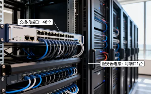 一台交换机最多能带多少台服务器，怎么计算？