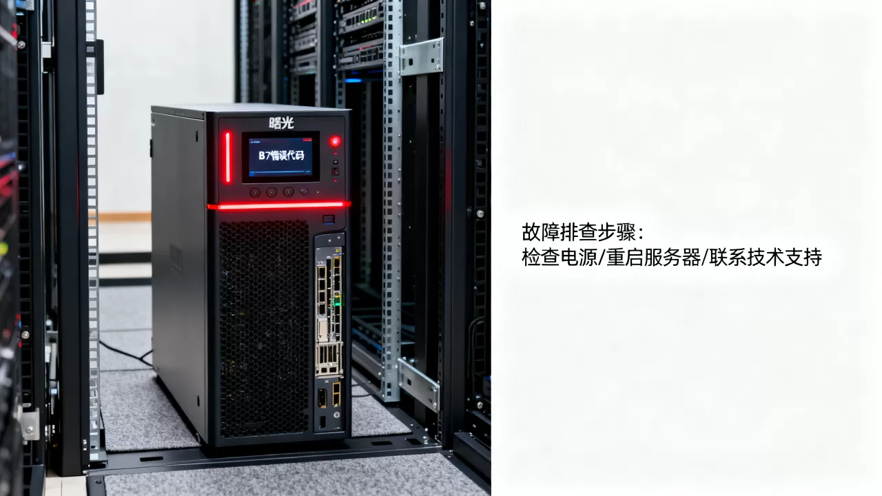 曙光服务器卡在B7究竟怎么回事,如何解决? 曙光服务器卡在B7究竟怎么回事,如何解决?