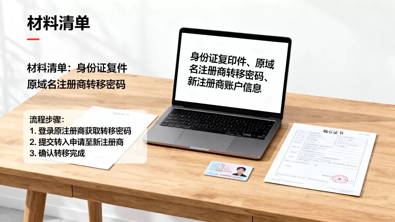 国内域名转入需要准备哪些材料?域名转入流程怎么操作? 国内域名转入需要准备哪些材料?域名转入流程怎么操作?