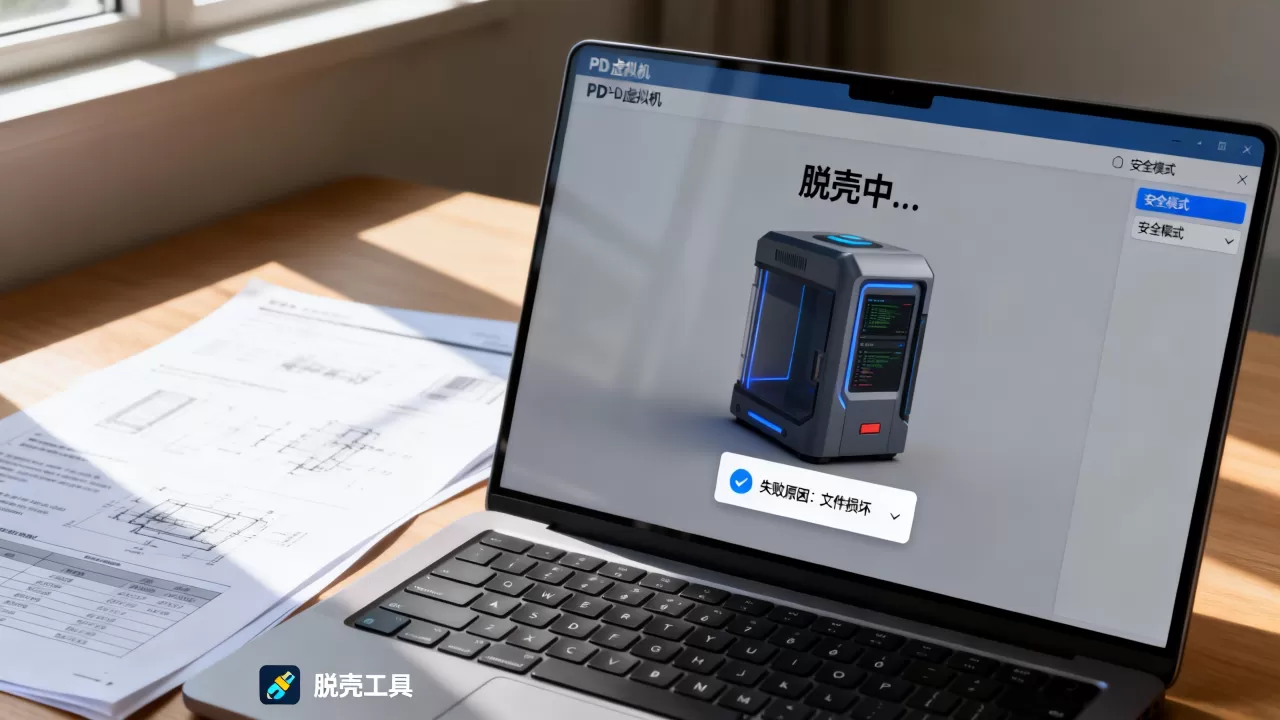 PD虚拟机如何安全脱壳,脱壳失败怎么办? PD虚拟机如何安全脱壳,脱壳失败怎么办?