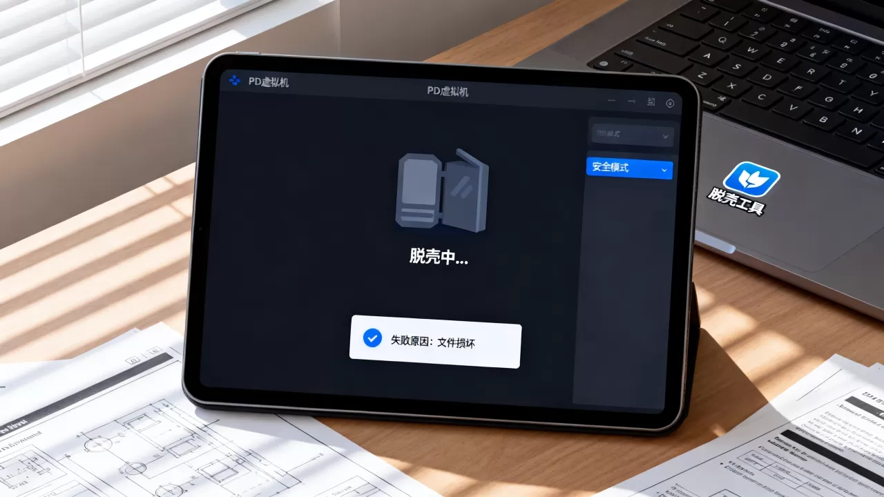PD虚拟机如何安全脱壳,脱壳失败怎么办? PD虚拟机如何安全脱壳,脱壳失败怎么办?
