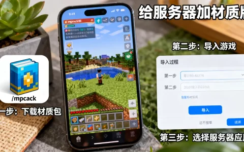 我的世界手机版网易版怎么给服务器加材质包，加材质包的详细步骤？