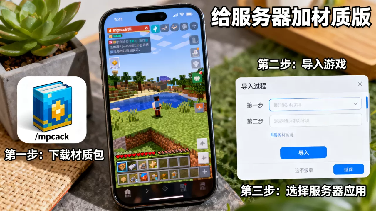 我的世界手机版网易版怎么给服务器加材质包,加材质包的详细步骤? 我的世界手机版网易版怎么给服务器加材质包,加材质包的详细步骤?