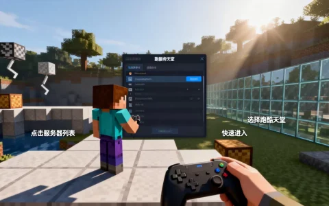 我的世界ec服务器怎么进入跑酷天堂，最快方法是什么？