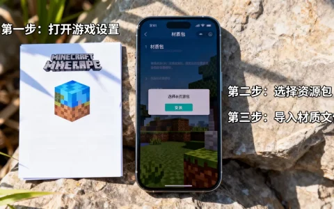 我的世界PE服务器怎么加材质包，网易版材质包怎么安装