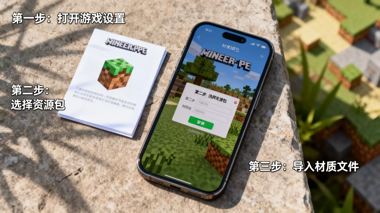 我的世界PE服务器怎么加材质包,网易版材质包怎么安装 我的世界PE服务器怎么加材质包,网易版材质包怎么安装
