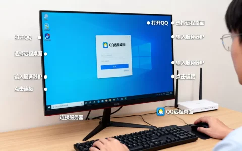 怎么用QQ远程桌面连接到服务器，怎么操作