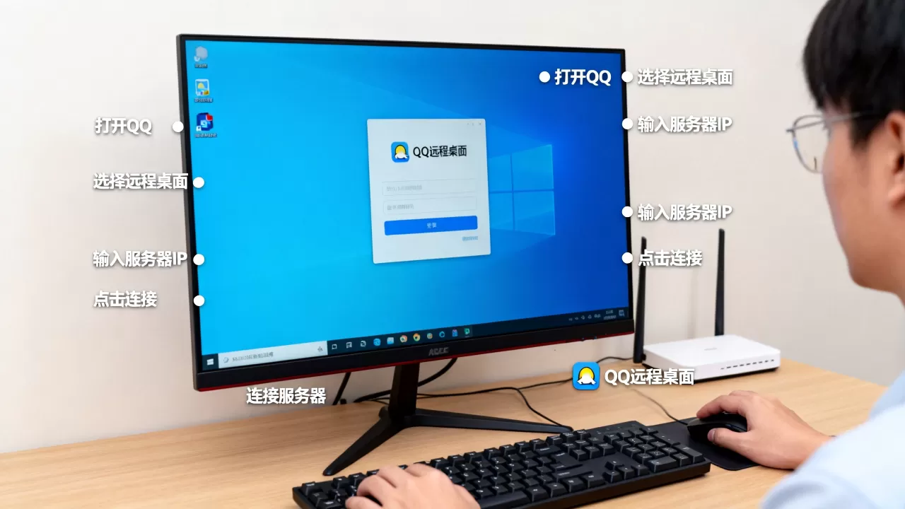怎么用QQ远程桌面连接到服务器,怎么操作 怎么用QQ远程桌面连接到服务器,怎么操作