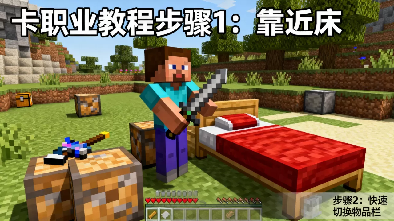 我的世界E家服务器起床怎么卡职业,有没有教程? 我的世界E家服务器起床怎么卡职业,有没有教程?