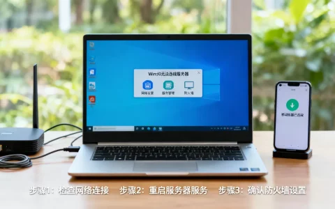 Win10打开服务器失败怎么办，无法连接服务器怎么解决？