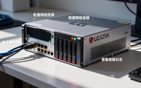 lg525n服务器连不上是什么原因，怎么解决？