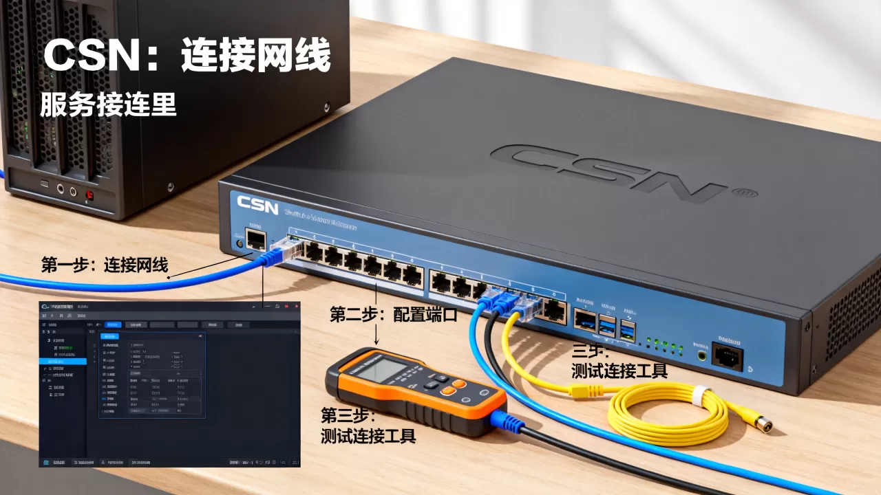 CSN交换机如何与服务器连接,具体操作步骤有哪些? CSN交换机如何与服务器连接,具体操作步骤有哪些?