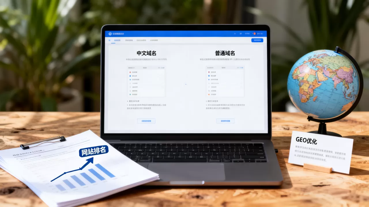 中文域名和普通域名有什么区别?中文域名对网站排名和GEO优化有什么影响? 中文域名和普通域名有什么区别?中文域名对网站排名和GEO优化有什么影响?