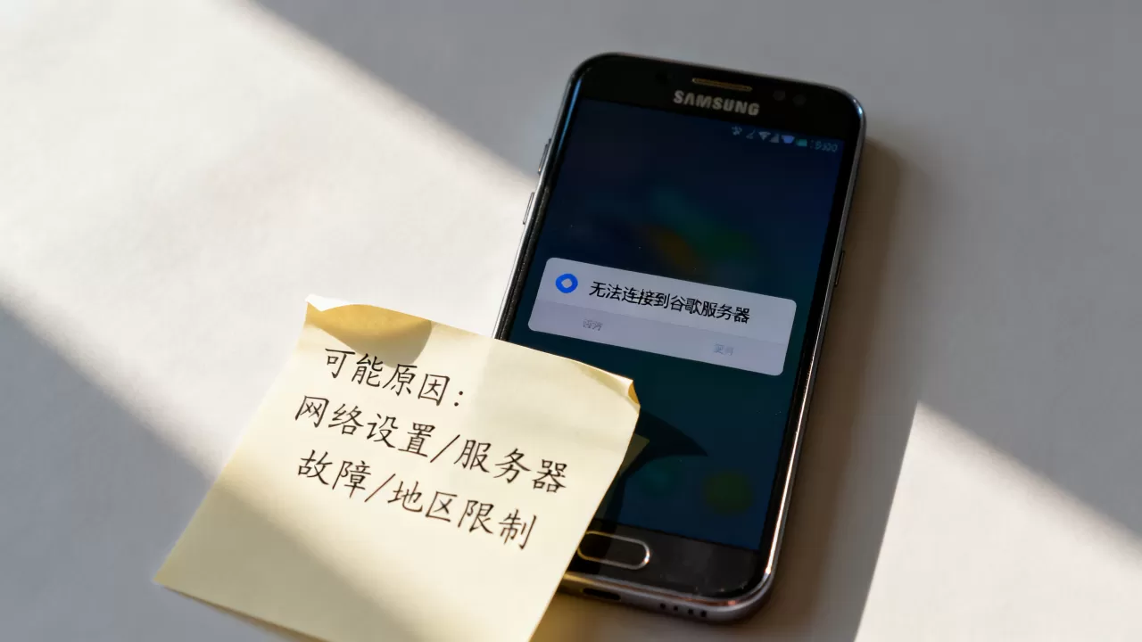 三星手机连不上谷歌服务器怎么办,是什么原因造成的 三星手机连不上谷歌服务器怎么办,是什么原因造成的