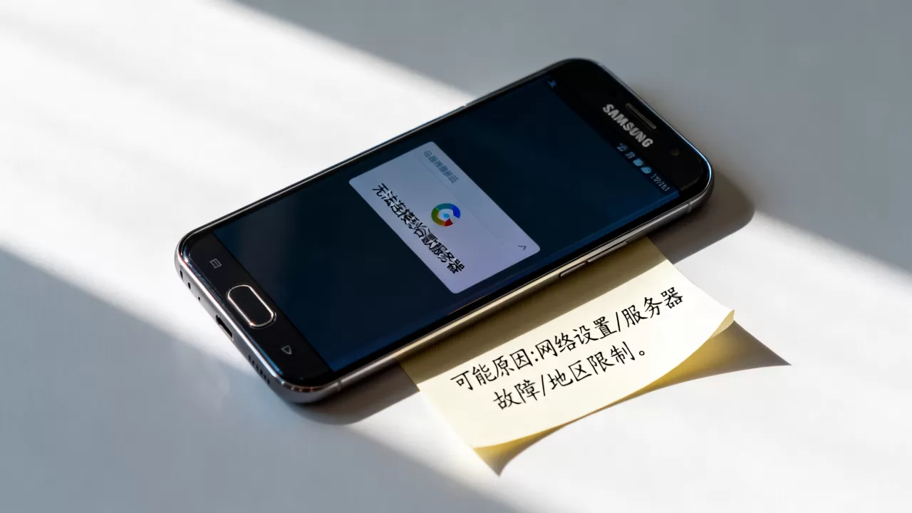 三星手机连不上谷歌服务器怎么办,是什么原因造成的 三星手机连不上谷歌服务器怎么办,是什么原因造成的