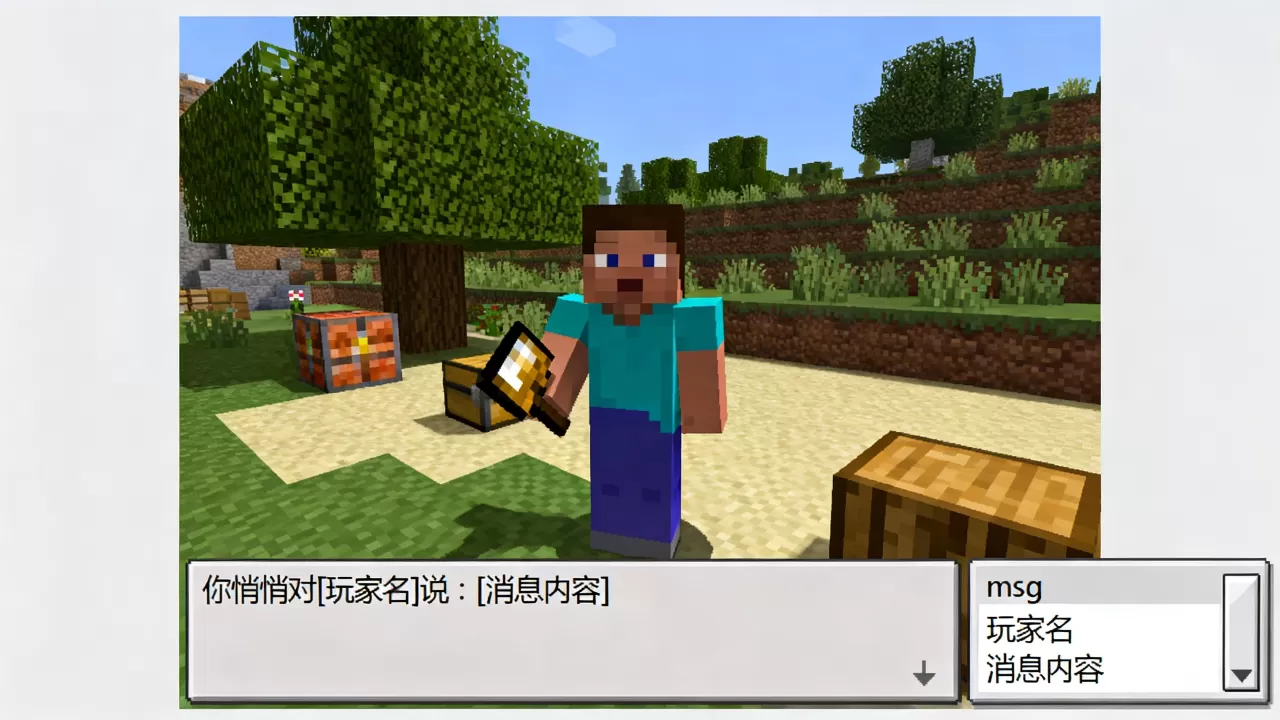 我的世界服务器中如何悄悄地和别人交流?,怎么开启私聊功能? 我的世界服务器中如何悄悄地和别人交流?,怎么开启私聊功能?