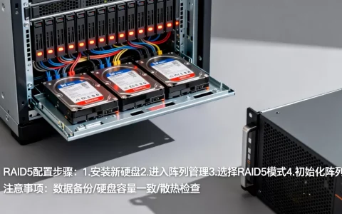 服务器后加硬盘怎么做RAID5，需要注意什么？