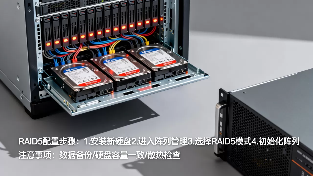 服务器后加硬盘怎么做RAID5,需要注意什么? 服务器后加硬盘怎么做RAID5,需要注意什么?