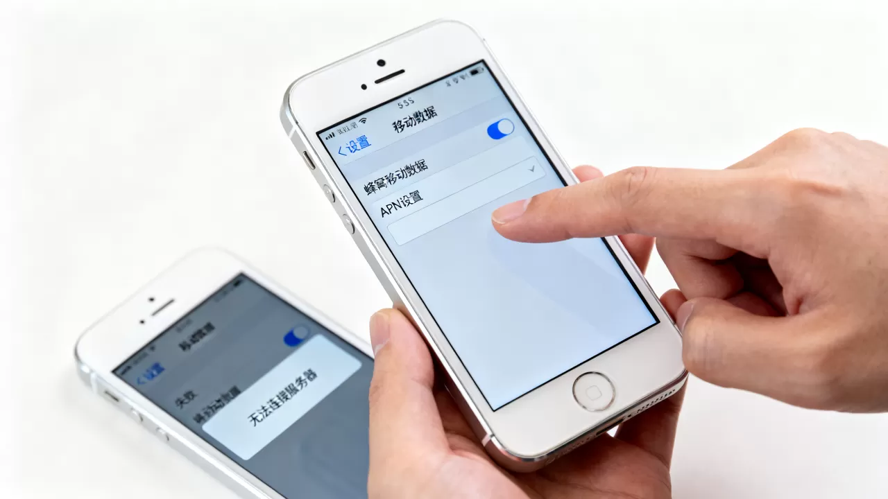 苹果5s如何设置移动数据连接服务器,设置失败怎么办? 苹果5s如何设置移动数据连接服务器,设置失败怎么办?