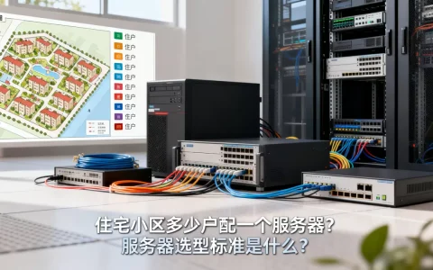 住宅小区多少户配一个服务器？,服务器选型标准是什么？