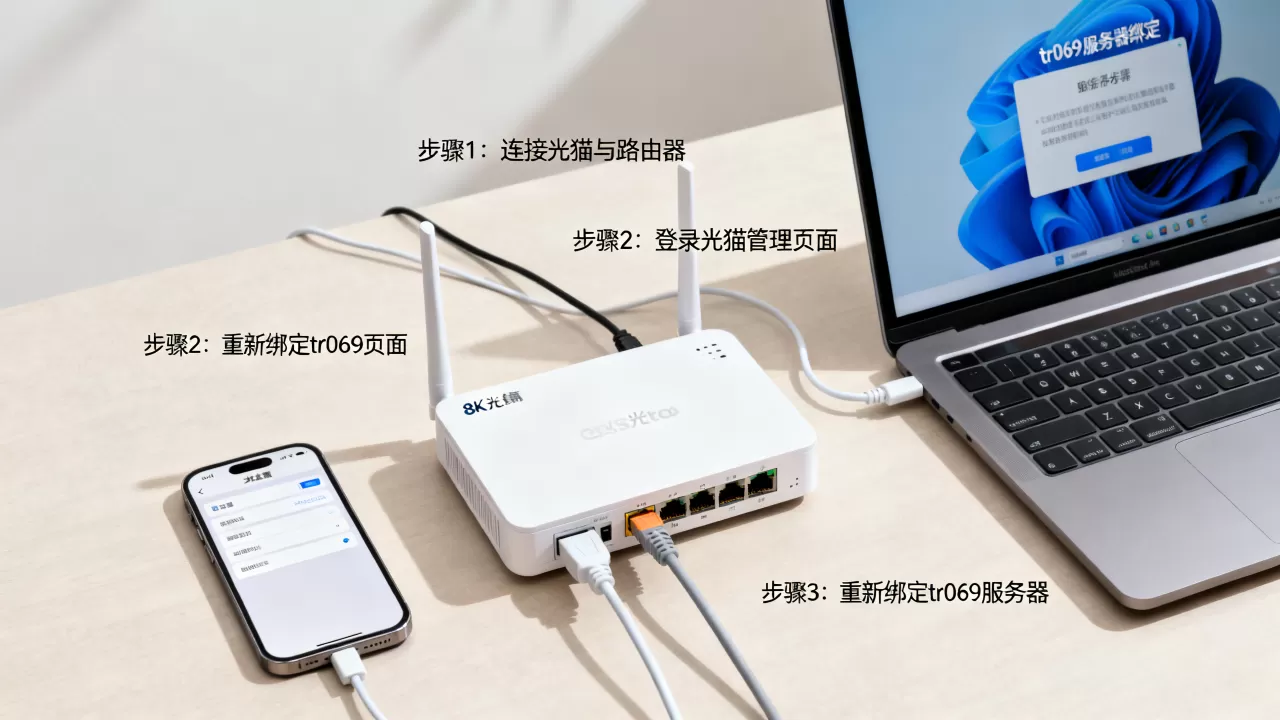 光猫tr069服务器删除后如何添加,怎么重新绑定? 光猫tr069服务器删除后如何添加,怎么重新绑定?