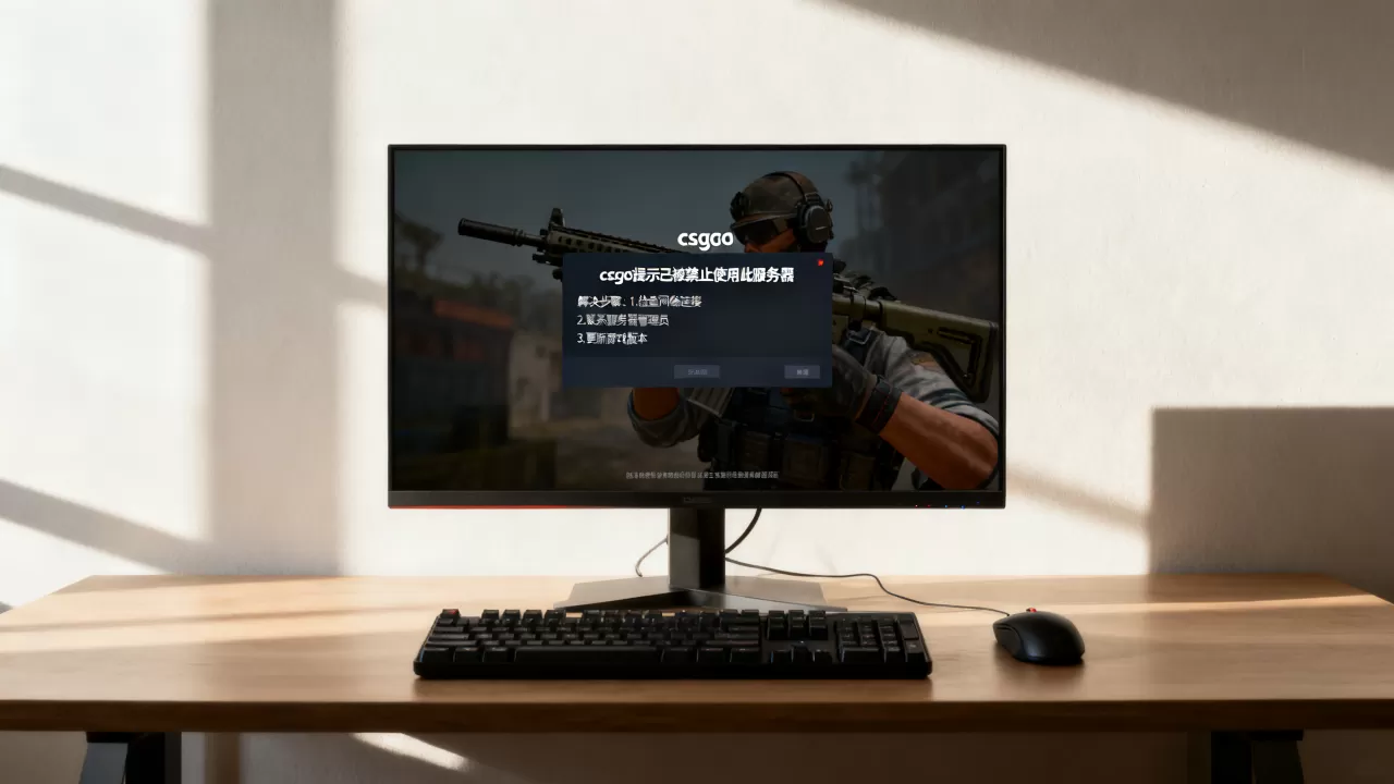 csgo提示已被禁止使用此服务器怎么办,csgo被禁止进服务器如何解决 csgo提示已被禁止使用此服务器怎么办,csgo被禁止进服务器如何解决