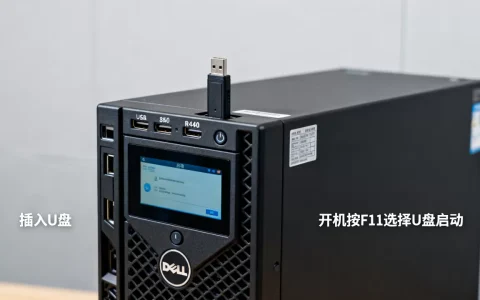 戴尔R440服务器如何从U盘启动，U盘启动快捷键是什么？