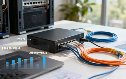 服务器1M带宽等于多少网速，下载上传速度怎么算？