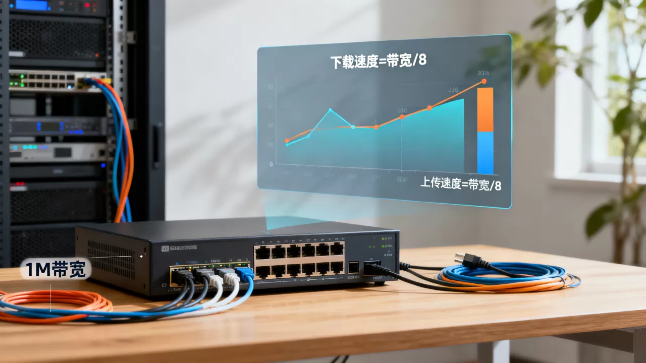 服务器1M带宽等于多少网速,下载上传速度怎么算? 服务器1M带宽等于多少网速,下载上传速度怎么算?