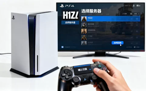 怎么在PS4上换H1Z1服务器，有什么快速方法？