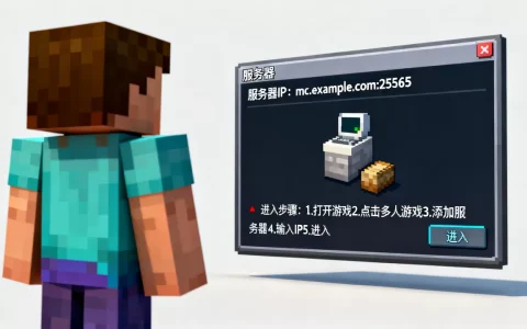 我的世界服务器IP地址是多少？，怎么进服务器