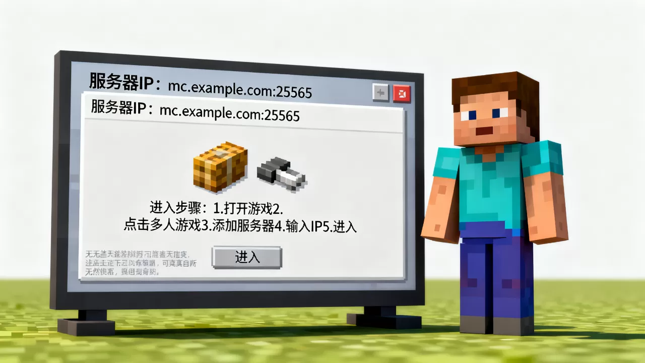 我的世界服务器IP地址是多少?,怎么进服务器 我的世界服务器IP地址是多少?,怎么进服务器