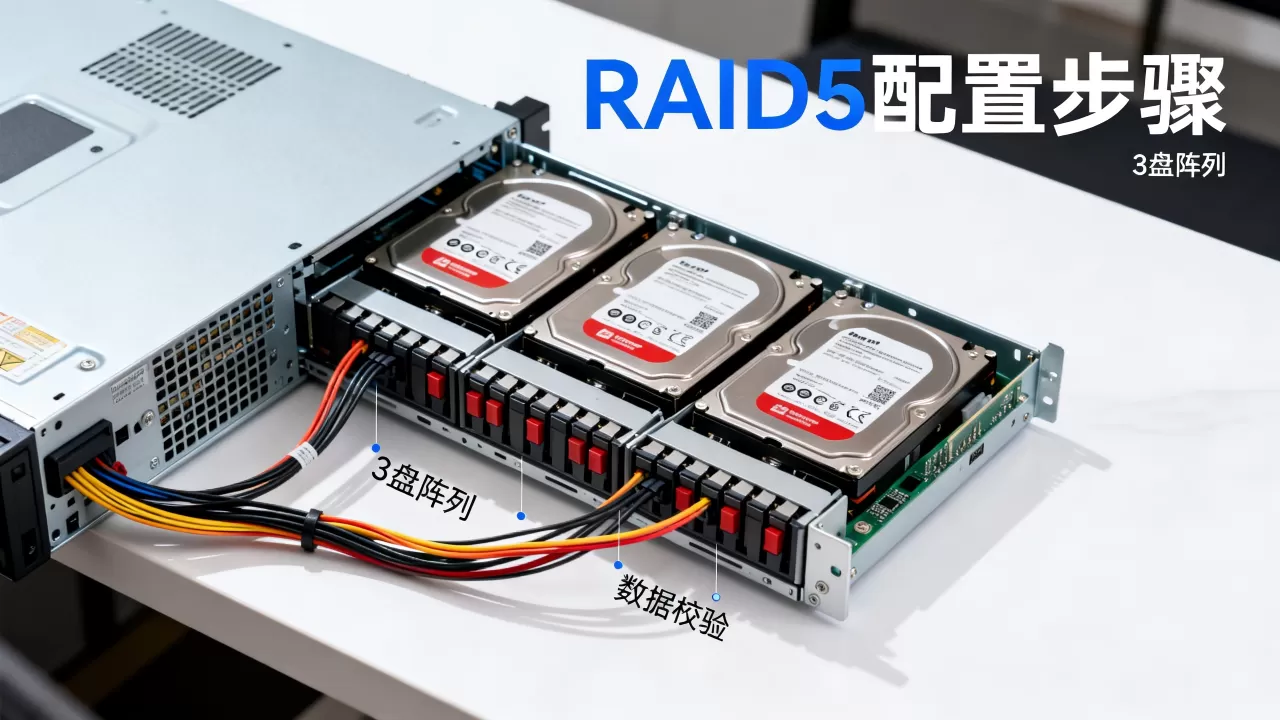 服务器3个硬盘怎么做RAID5,服务器磁盘阵列配置方法? 服务器3个硬盘怎么做RAID5,服务器磁盘阵列配置方法?