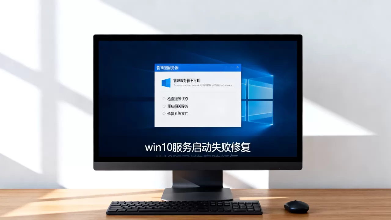 Windows管理服务器不可用怎么解决,win10服务启动失败修复 Windows管理服务器不可用怎么解决,win10服务启动失败修复