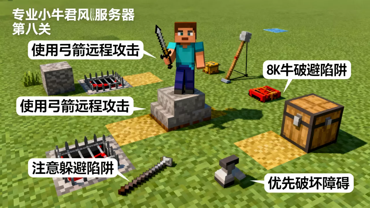 mc小牛君服务器第八关怎么过,附通关技巧攻略? mc小牛君服务器第八关怎么过,附通关技巧攻略?