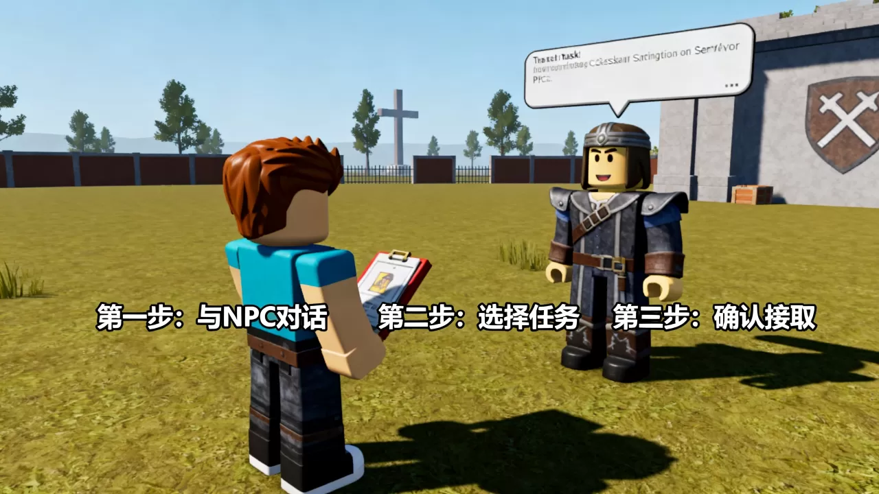 roblox十字军服务器如何接任务,任务接取步骤详解 roblox十字军服务器如何接任务,任务接取步骤详解