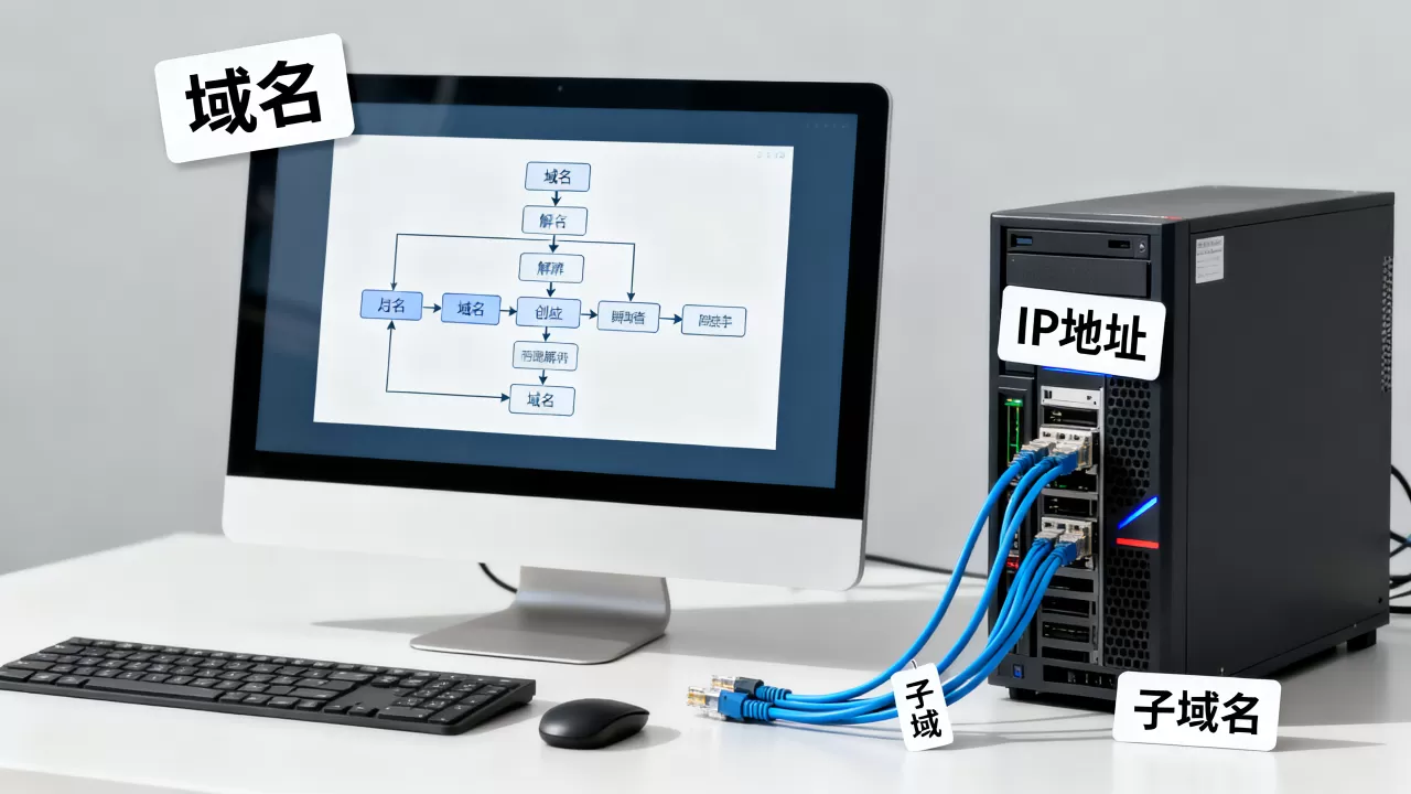 域名、IP和子域名到底有何区别和联系?,域名和IP有何区别? 域名、IP和子域名到底有何区别和联系?,域名和IP有何区别?
