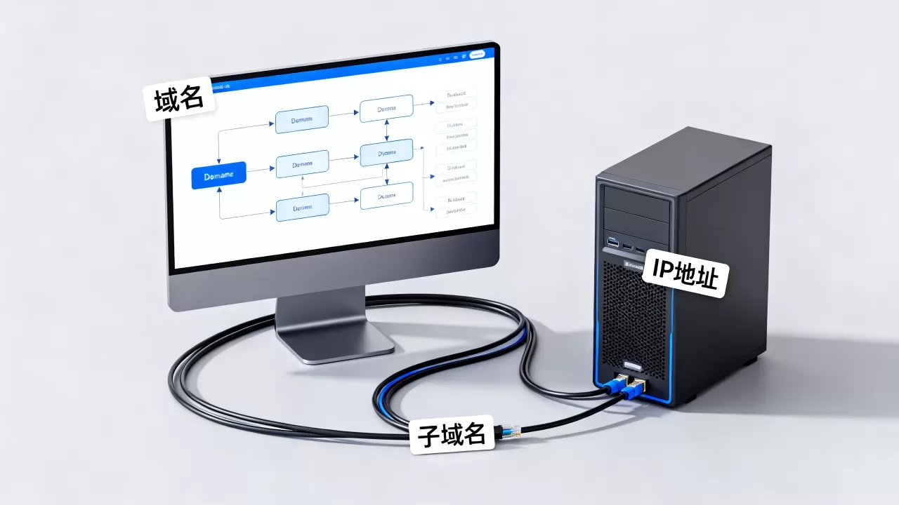 域名、IP和子域名到底有何区别和联系?,域名和IP有何区别? 域名、IP和子域名到底有何区别和联系?,域名和IP有何区别?