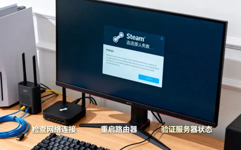 steam连接到任意官方服务器怎么办,连接失败怎么解决