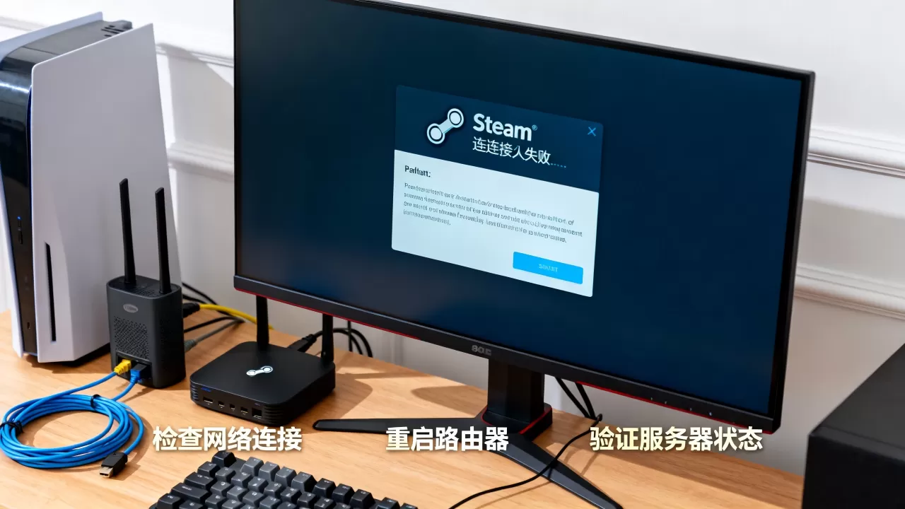 steam连接到任意官方服务器怎么办,连接失败怎么解决 steam连接到任意官方服务器怎么办,连接失败怎么解决
