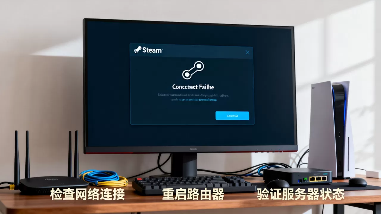 steam连接到任意官方服务器怎么办,连接失败怎么解决 steam连接到任意官方服务器怎么办,连接失败怎么解决